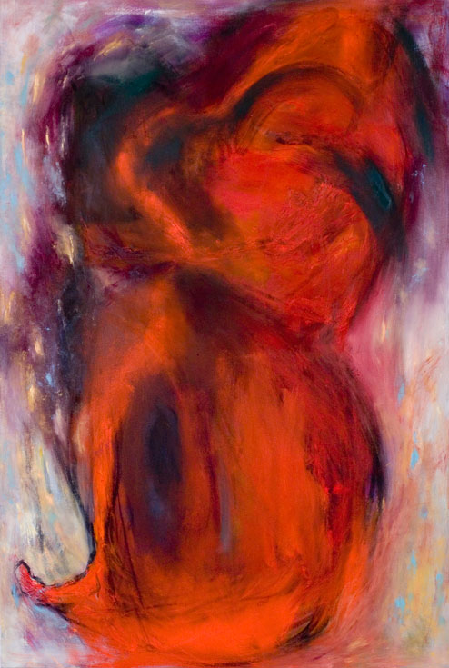 Embrace Painting by Rika Turel.
